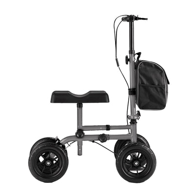 Altus Knee Walker Scooter 10 Inch All Terrain Titanium Capacity 136kg