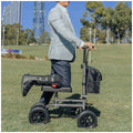 Altus Knee Walker Scooter 10 Inch All Terrain Titanium Capacity 136kg
