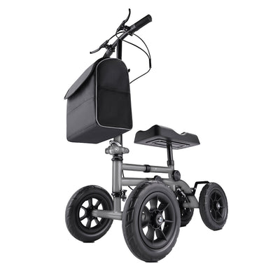 Altus Knee Walker Scooter 10 Inch All Terrain Titanium Capacity 136kg