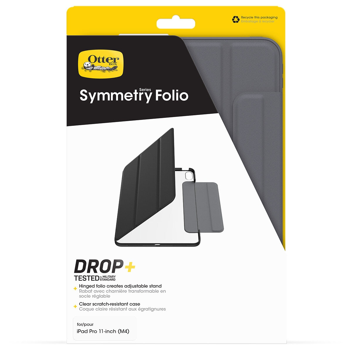 OtterBox Symmetry Folio Apple iPad Pro M4 5th Gen Case Thunderstorm Black 77-95257