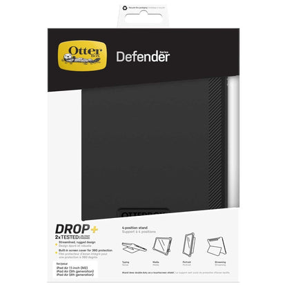 OtterBox Defender Apple iPad Air M2 6th Gen, iPad Air 5th And 4th Gen Case Black 77-95220