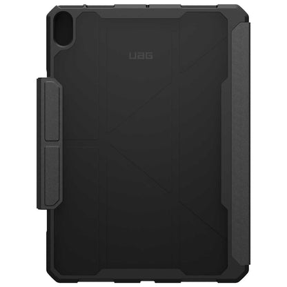 UAG Essential Armor Apple iPad Air M2 6th Gen Rugged Case Black 124474114040 - Auto-Wake/Sleep Folio, Military-Grade Drop Protection, Apple Pencil Storage, Tactical Grip