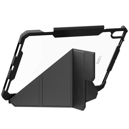 UAG Essential Armor Apple iPad Air M2 6th Gen Rugged Case Black 124474114040 - Auto-Wake/Sleep Folio, Military-Grade Drop Protection, Apple Pencil Storage, Tactical Grip