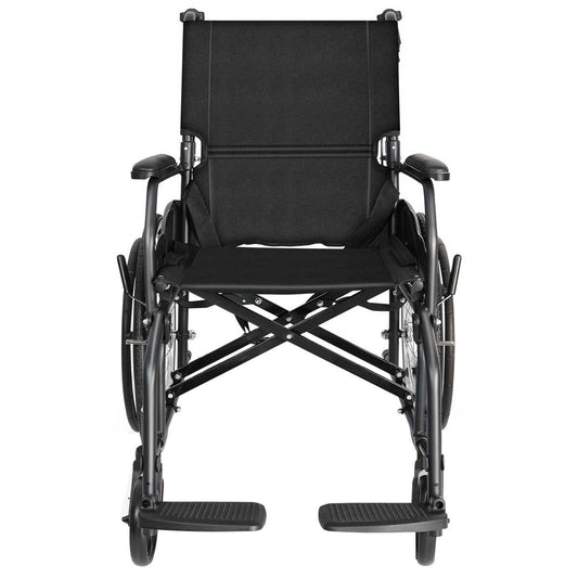 Altus Lightweight Folding Self Propelled Wheelchair 20 Inch Wheel Black – view 2