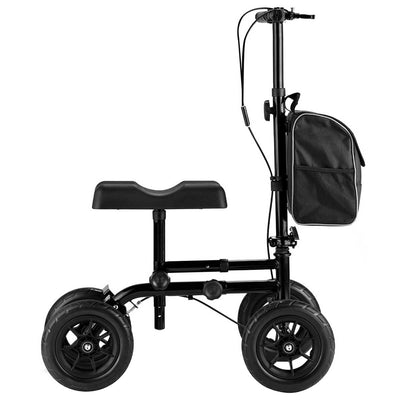 Altus All Terrain Knee Walker Scooter 10 Inch Wheel AL8002KSBK Black