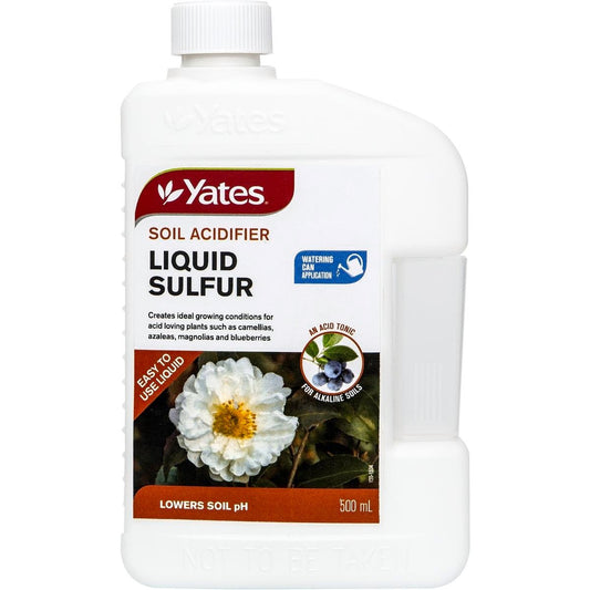 Yates Soil Acidifier Liquid Sulfur 500ml Liquid Quick pH Lowering - Auzzistore