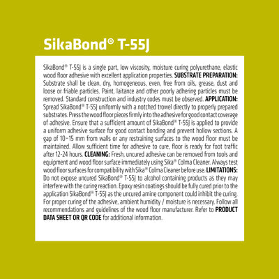 Sika Sikabond 600ml Adhesive Timber Flooring - Elastic - Sandable - Durable