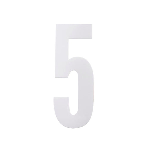 Sandleford Wheelie Bin Number 5 - 175mm - White - Pack of 2