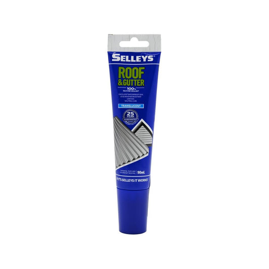 Selleys Translucent Roof and Gutter Silicone Sealant - 90ml - Waterproof Seal - Auzzistore