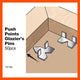 Everhang Push Point Glazier Picture Framing Pin 50 Pack Zinc Plated Durable