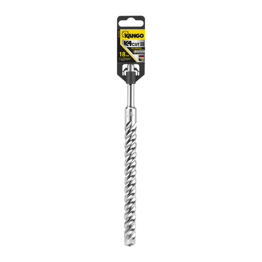 Kango SDS Plus Drill Bit - 18mm x 250mm - Steel - Low Vibration Performance - Auzzistore