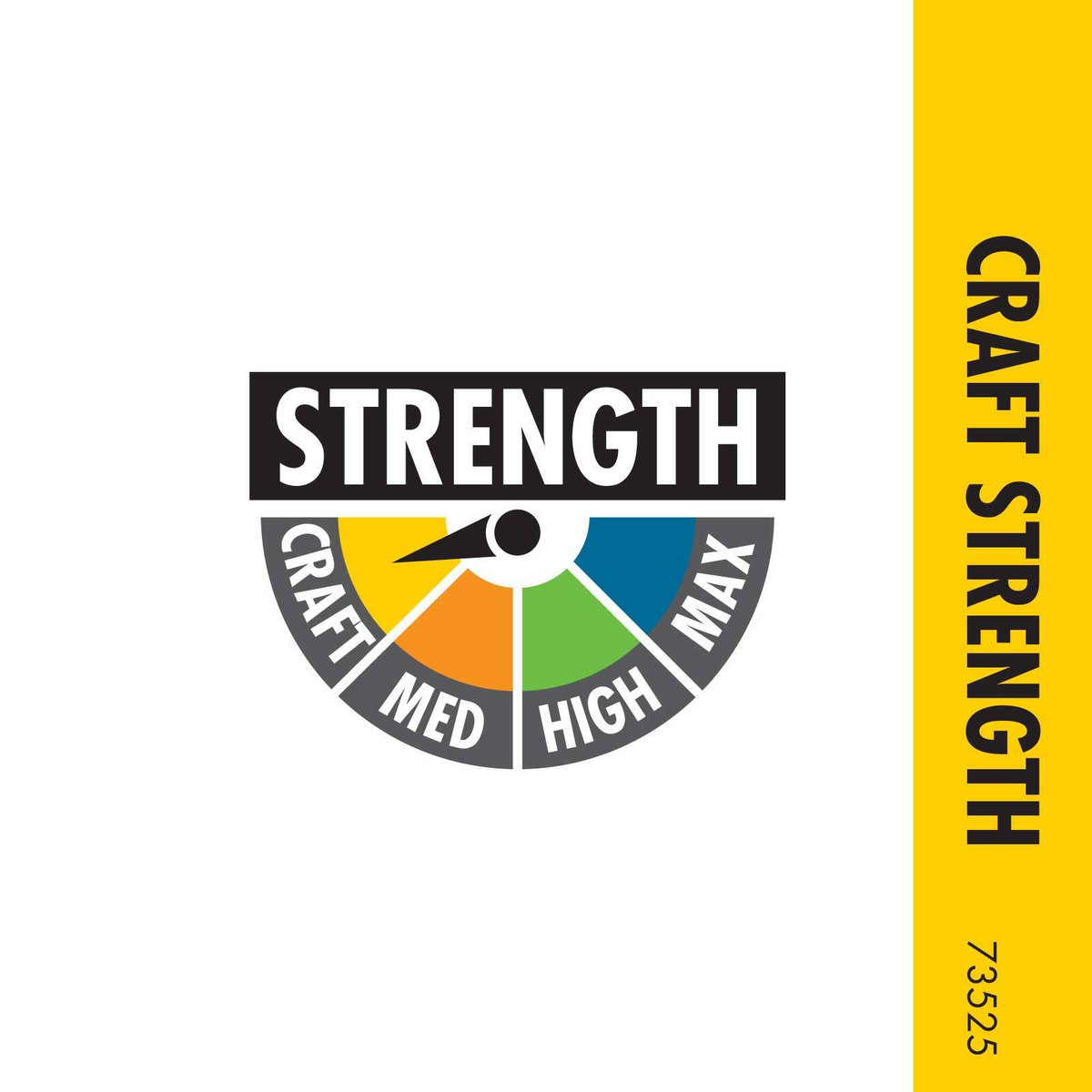 Everhang Yellow Red Block Magnet 52 x 12mm PVC Coated 2 Pack