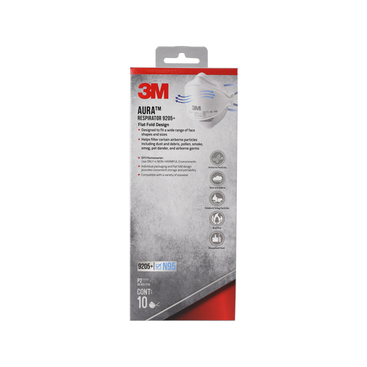 3M Aura Particulate Respirator - 10 Pack – view 4 - Auzzistore