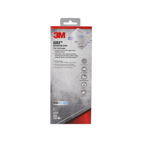 3M Aura Particulate Respirator - 10 Pack – view 4 - Auzzistore