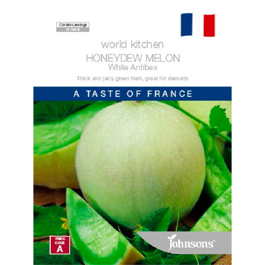 Johnsons Honey Dew Melon Seeds - 2.5kg - Thick Flesh - Sweet Taste - Auzzistore