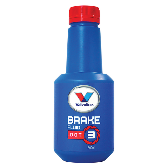 Valvoline DOT 3 Brake Fluid - 500ml - Blue - For Disc and Drum Brakes