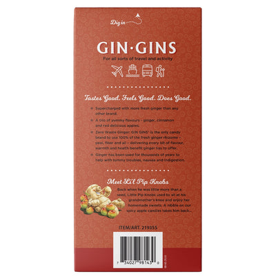 Gin Gins Spicy Apple Ginger Chew 500g Travel Chews The Ginger People
