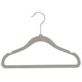 Flocked Ultrathin Non-Slip Kids Clothes Hangers Grey 25 Pack 29 x 20.5cm
