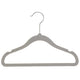 Flocked Ultrathin Non-Slip Kids Clothes Hangers Grey 25 Pack 29 x 20.5cm