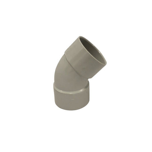 Holman 80mm 45 Degree Plain Female Bend PVC Connection Sewer Use - Auzzistore