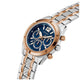 GUESS Resistance Two Tone Men's Watch GW0714G3 Blue & Rose Gold Multifunction Dial 44mm Silver Case – view 3