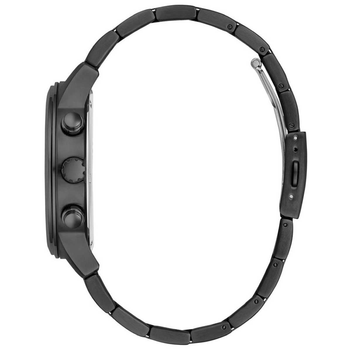 GUESS Men's Watch GW0627G3 Black Dial Multifunction Chronograph 44mm Black IP Stainless Steel Bracelet