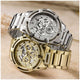 GUESS King Stainless Steel Multifunction Men's Watch GW0497G1 - 48mm Silver Tone, Crystals Bezel, Analogue Dial – view 6