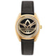 Adidas Originals Edition One Gold Tone Black Strap Watch AOFH22512 - Innovative Design, Gold Tone Trefoil Logo, Stainless Steel Case, Black Leather Strap - Auzzistore