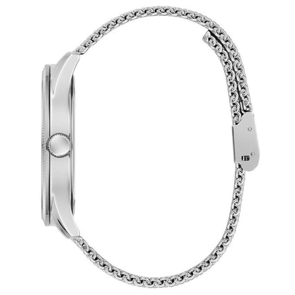 GUESS Reputation Black Logo Mesh Men's Watch GW0710G1