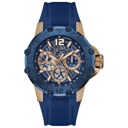 GUESS Contender Blue Two Tone Multifunction Men's Watch GW0640G3