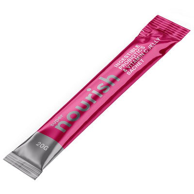 Super Nourish Probiotic & Vitamin C Jelly Sachets 30 x 20g Easy Use