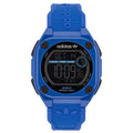 Adidas Originals City Tech Two Blue Silicone Digital Watch AOST23061