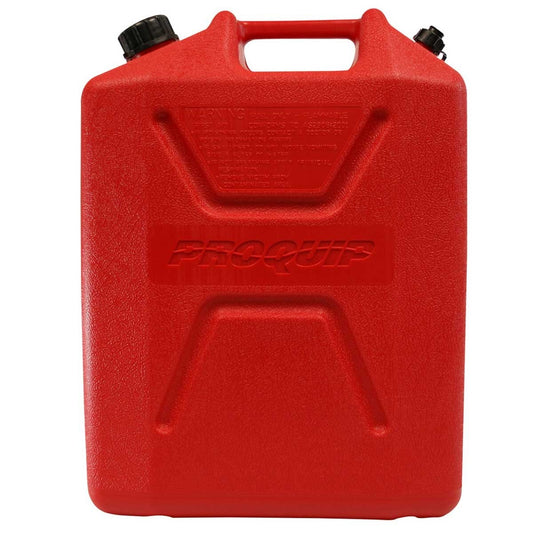 Pro Quip Fast Pour Plastic Fuel Can 20L Unleaded Red