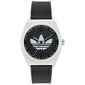 Adidas Originals Project Two Black Resin Strap Analogue Watch AOST23550 - Streetwear Attitude, White Resin Case, Black Strap