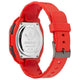 Adidas Originals City Tech Two Red Silicone Digital Watch AOST23063 - 45mm Red Resin Case, Black Digital Display Dial, Trefoil Logo on Strap – view 4