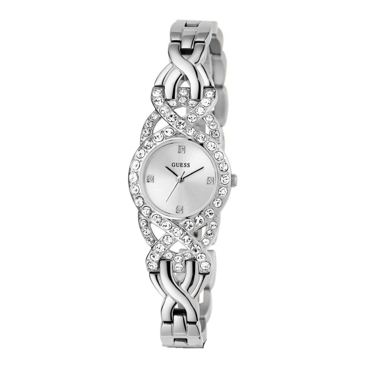 GUESS Adorn Crystal Silver Women's Watch GW0682L1