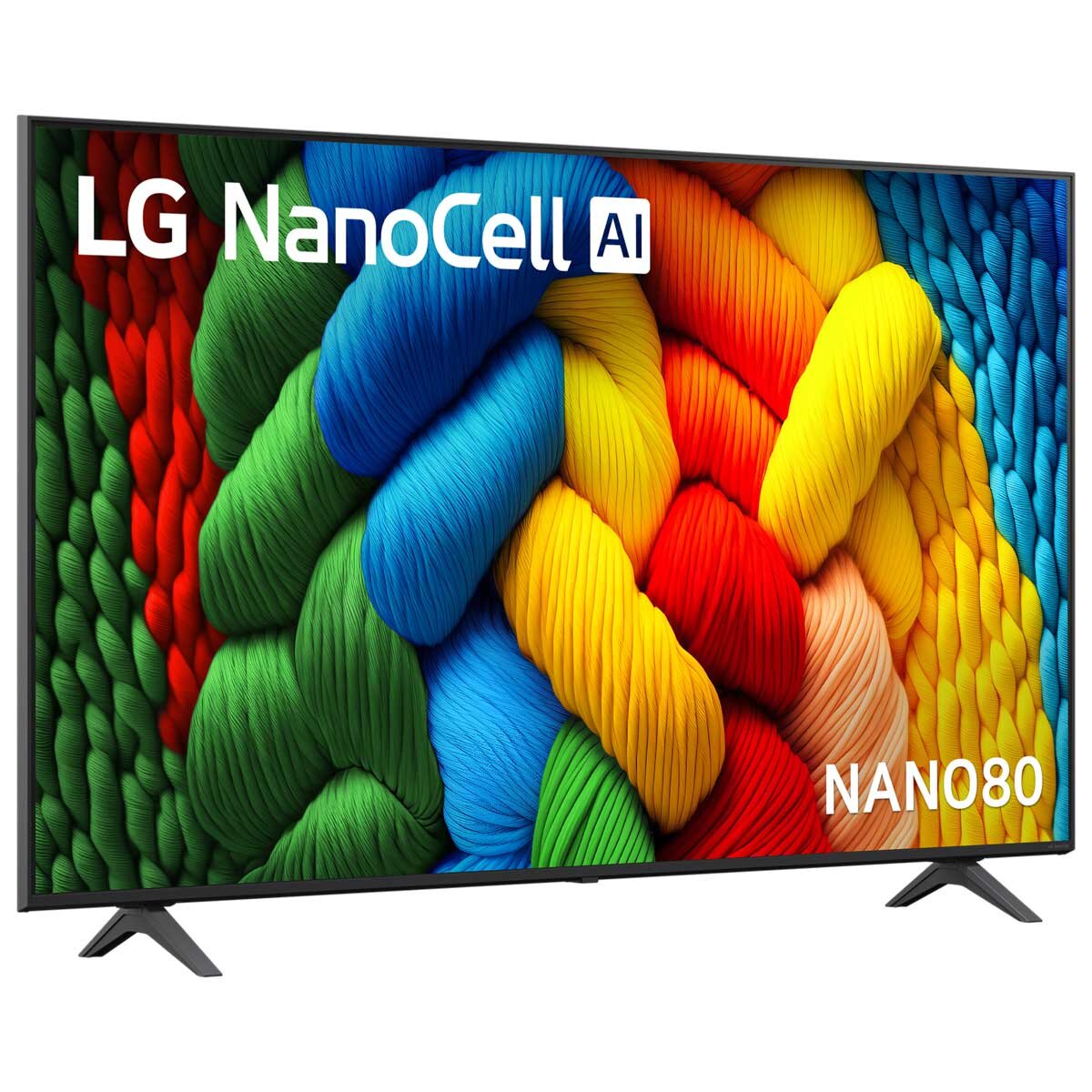 LG 65 Inch NANO80 AI LED UHD 4K Smart TV - 65NANO80ASA - NanoCell Display, ThinQ AI, Dolby Vision