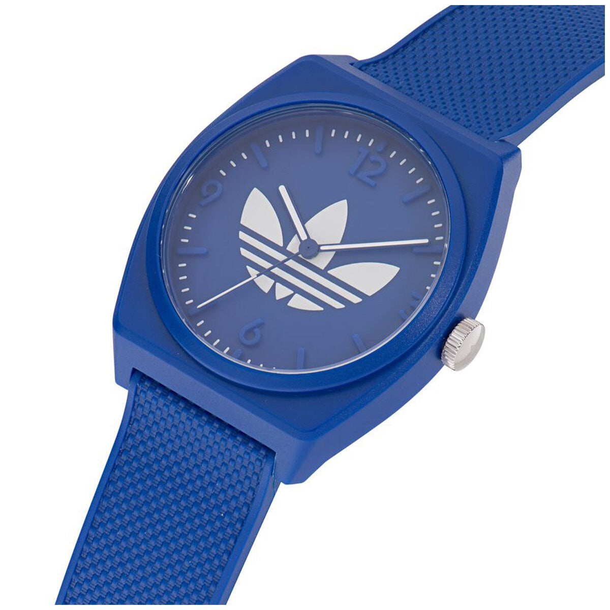 Adidas Originals Project Two Blue Dial Strap Watch AOST23049