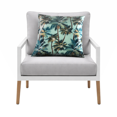 Mojo Cushion Cover - 60cm - Polyester - L.A. Palm Blue Design