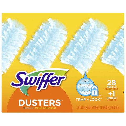 Swiffer Duster 180 Starter Kit 1 Handle And 28 Refills - Auzzistore