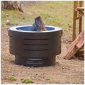 Glow Dante Low Smoke Fire Pit Powder Coated Steel Carry Bag and Poker