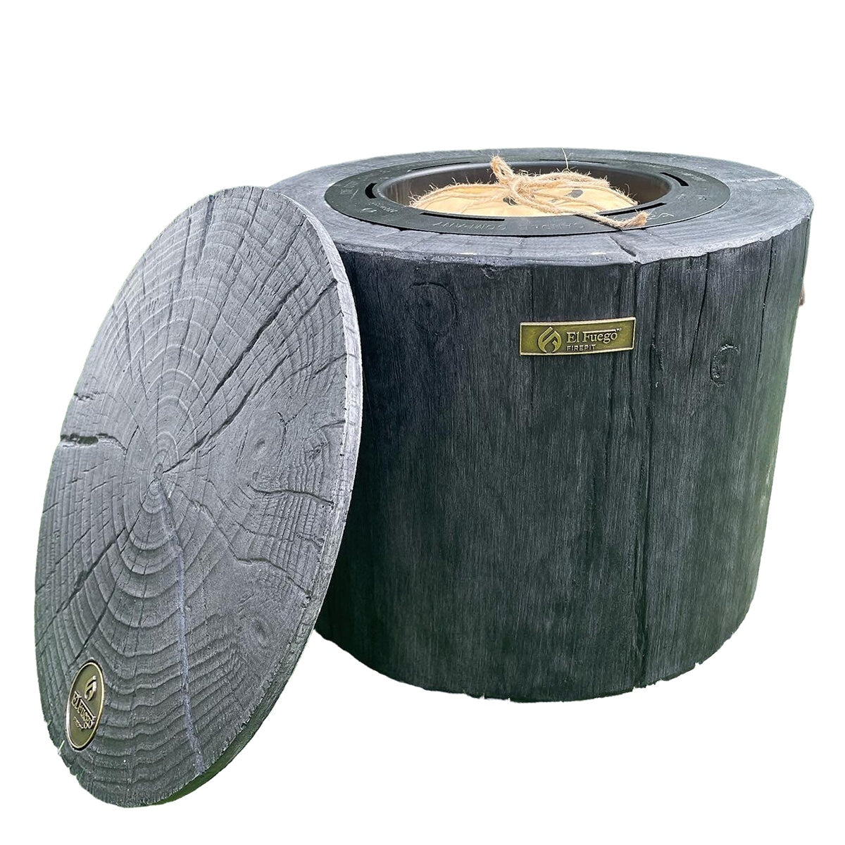 Glow Eco Fuego Charcoal Fire Pit - Lights in seconds, No wood smoke, 90% less CO2