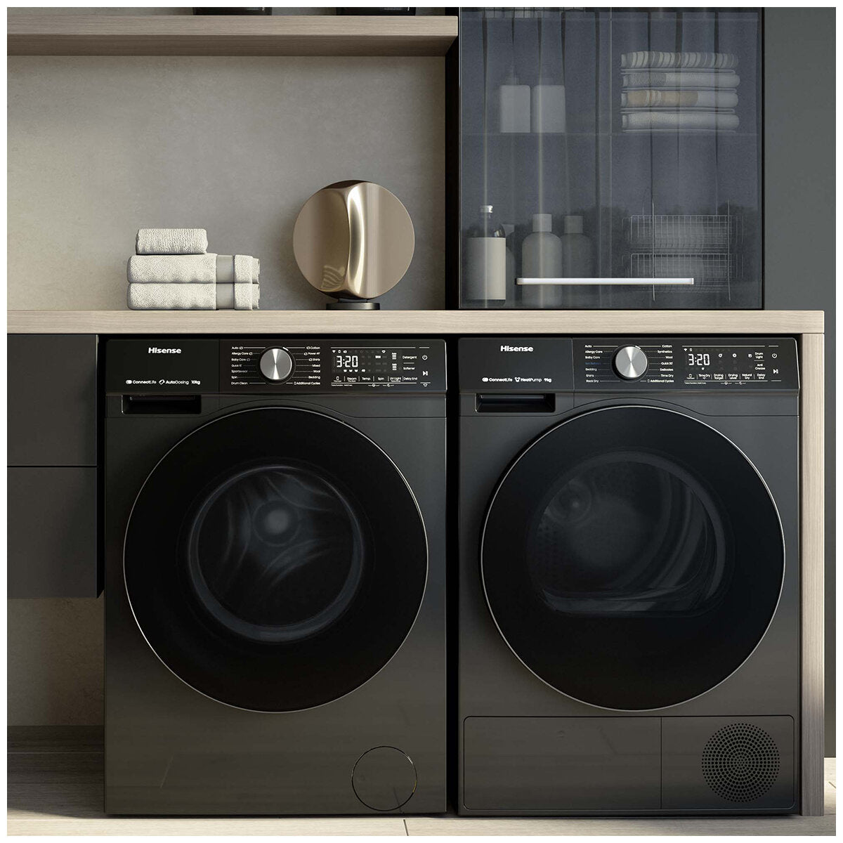 Hisense 9kg Series 7 Heat Pump Dryer HDF7S90HB Energy Efficient 10 Star Rating