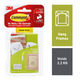 Command White Picture Hanger 3 Pack 2.2kg Plastic Damage-Free