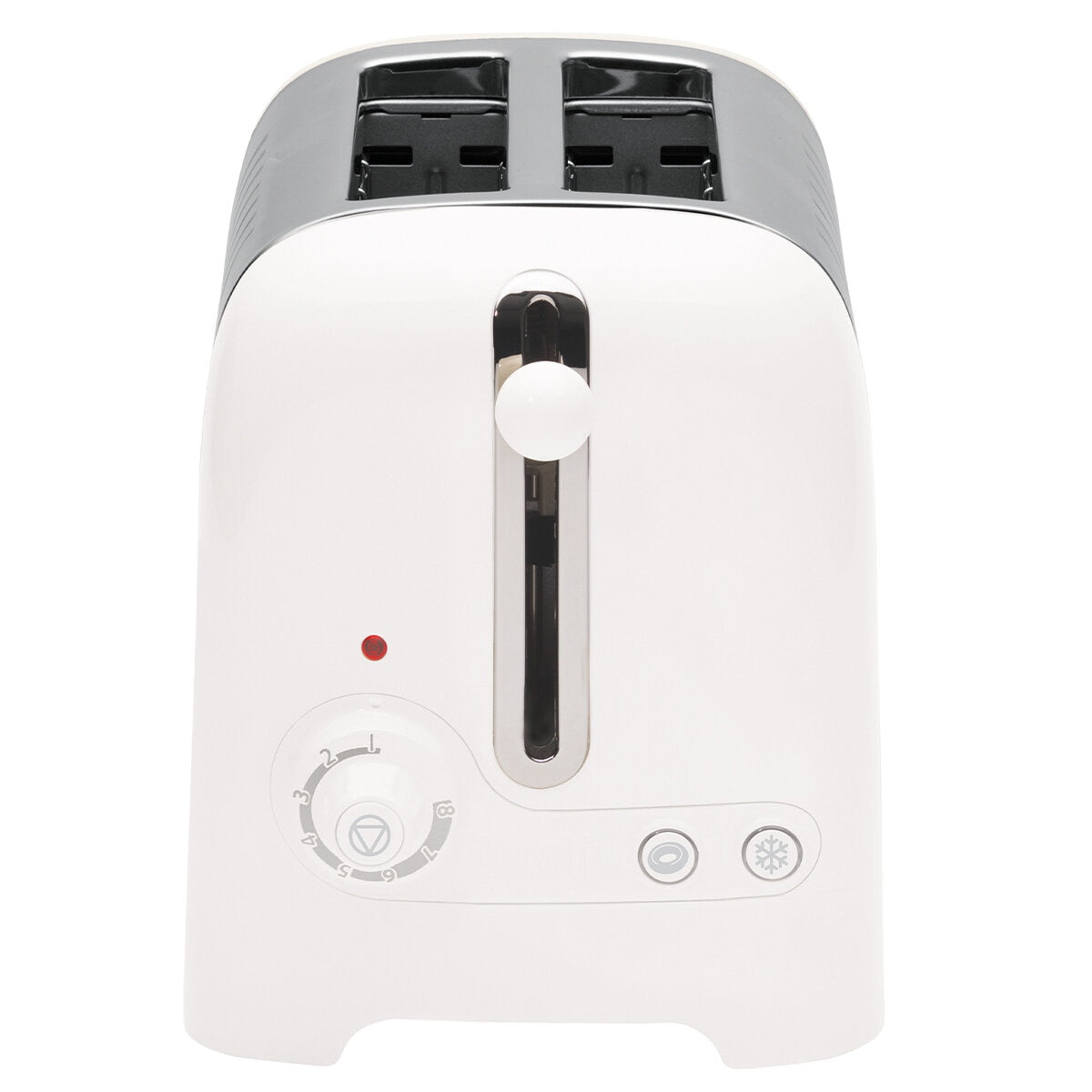 Dualit 2 Slot Lite Toaster White DU26209 with Extra Wide Slots, Bagel & Defrost Functions