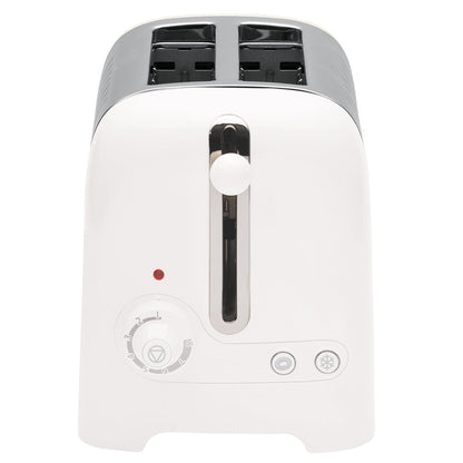 Dualit 2 Slot Lite Toaster White DU26209 with Extra Wide Slots, Bagel & Defrost Functions