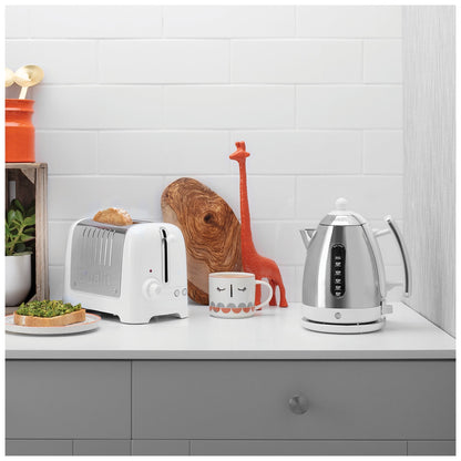 Dualit Lite Jug Kettle 1.5L Gloss White DU72041 Fast Boil & Easy Pour