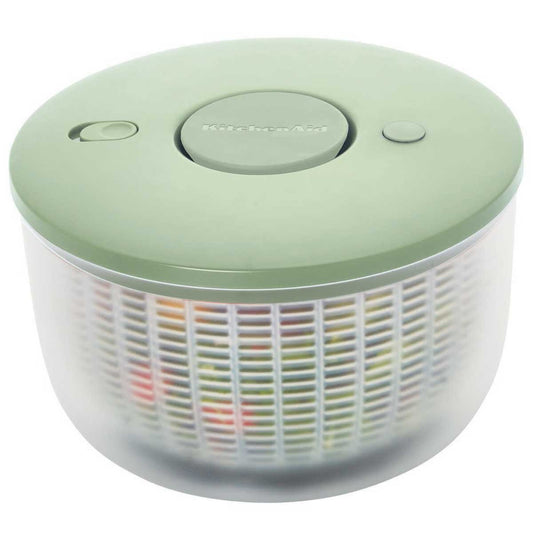 KitchenAid Salad Spinner Pistachio - Clean, Dry, Serve Produce - One-Handed Pump Mechanism - Nonslip Base - BPA Free – view 2