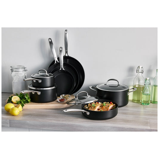 OXO Forged Hard Anodized Ceramic Non-Stick 7 Piece Set - Durable, Easy-Clean Cookware