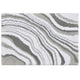 Riviera Homes Marble Print Bath Mat 2 Pack Grey 40 x 60cm - Plush, Super Soft, Machine Washable, Non Skid – view 2